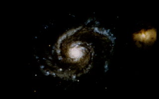 whirlpool galaxy cross